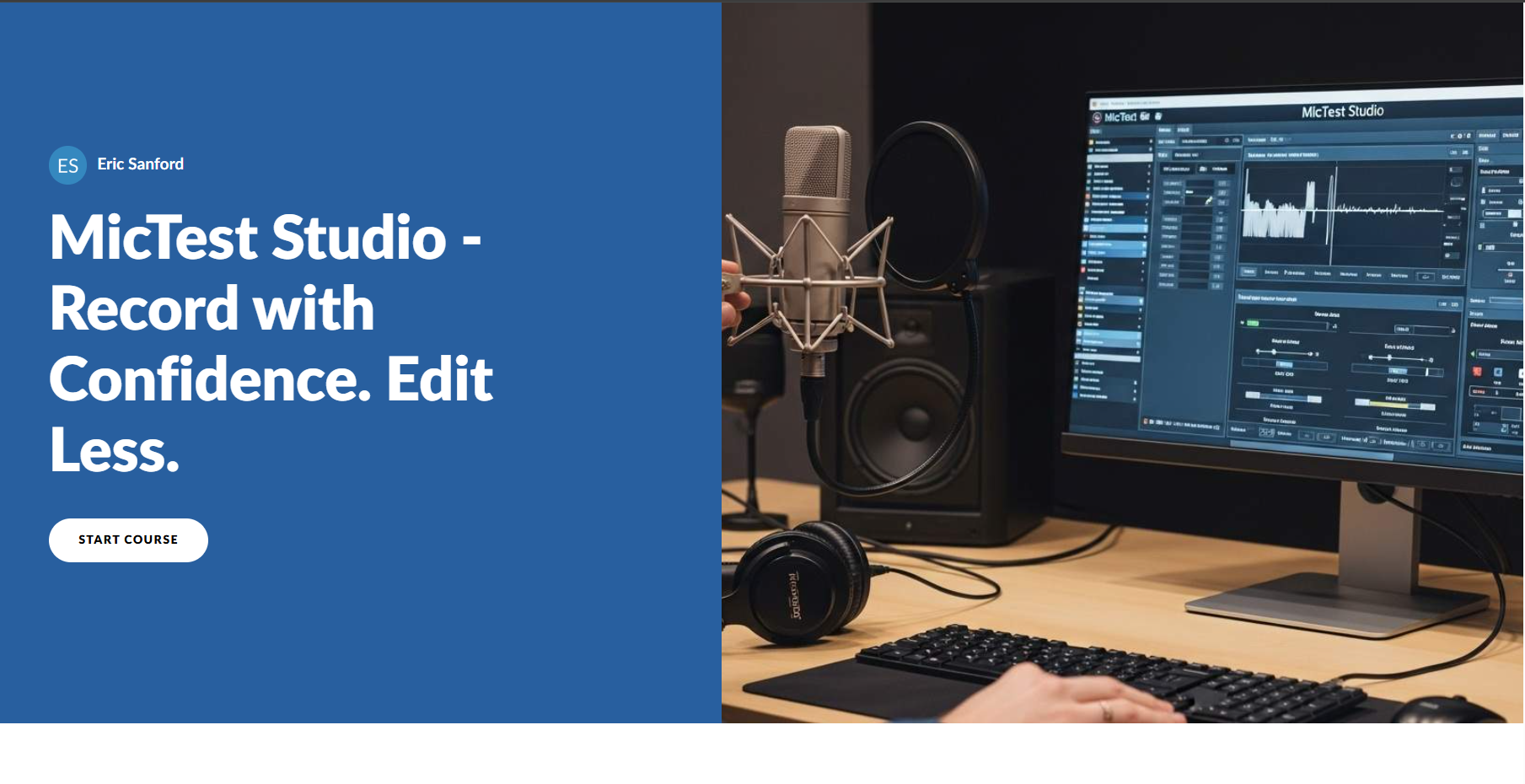 MicTest Studio Rise 360 lesson preview