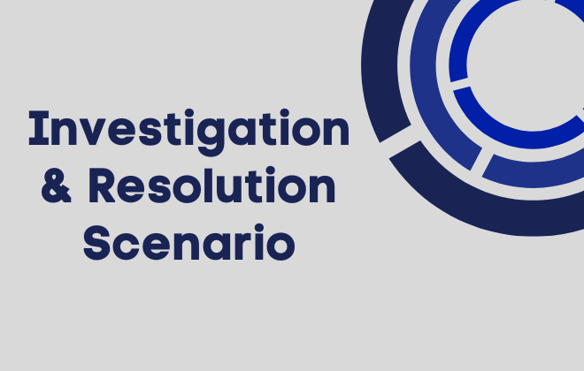 Investigation & Resolution Scenario preview